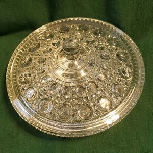 Holiday Time Clear Windsor Candy Dish With Lid